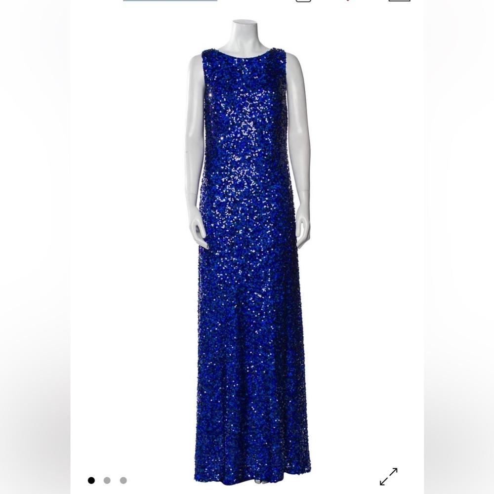 Sachin + Babi Royal Blue Sequin Maxi Dress
